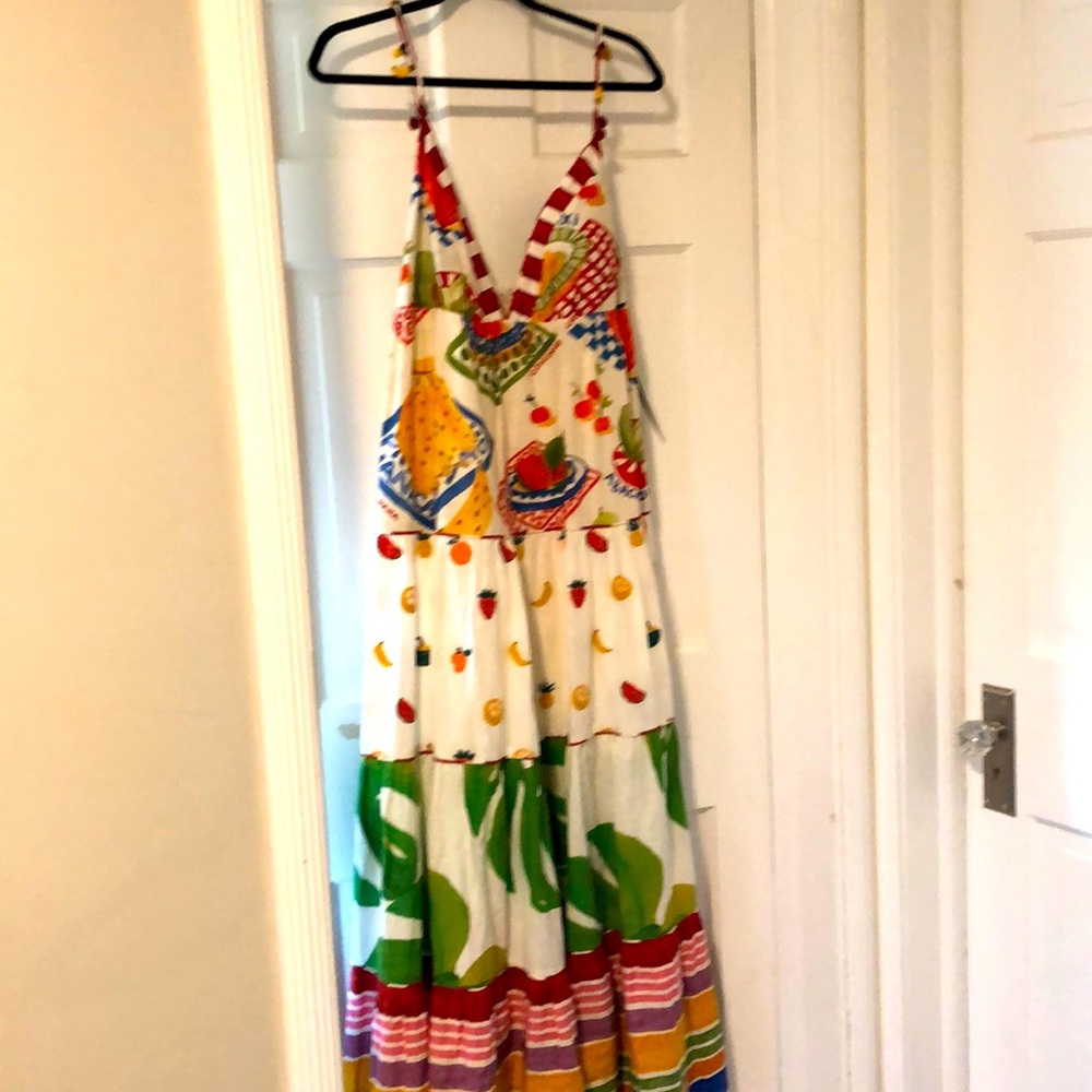 Farm Rio Sun Dress with design - Picture 1 of 5